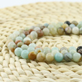 Fashion Mixed Amazonite Natural Gemstone Beads with Low Price for Sale , L-0067